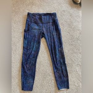 Lululemon fast and free limited addition night sky pattern. size 10